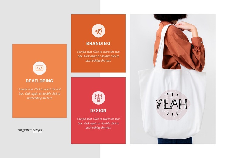 Branding and marketing Elementor Template Alternative