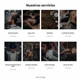 Cortes De Pelo Y Arreglos Contemporáneos: Plantilla De Sitio Web Joomla