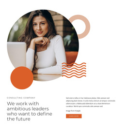 We Work With Leaders - Professional HTML5 Template