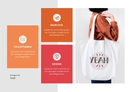 Branding E Marketing Modello A Larghezza Intera