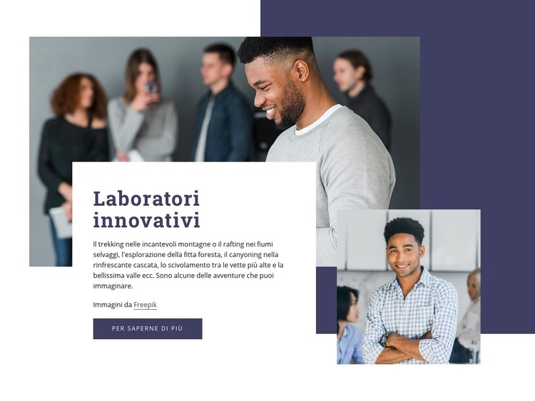 Laboratori innovativi Un modello di pagina