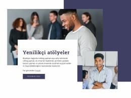 Yenilikçi Atölyeler Için Premium Açılış Sayfası