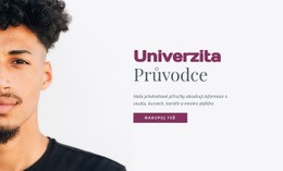 Průvodce Univerzitou – Web Se Stažením Šablony HTML