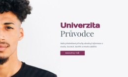 Průvodce Univerzitou – Jednoduchá Šablona Webu