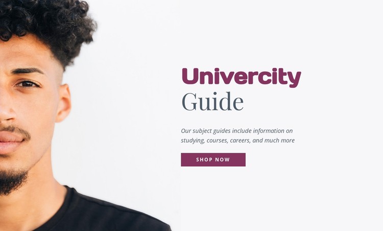 Univercity guide CSS Template