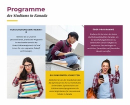Studiengänge In Kanada - Vorlagen Website-Design