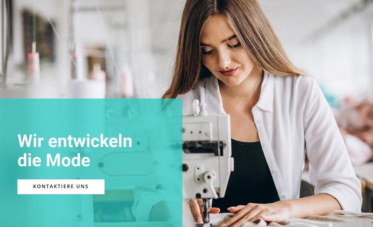 Modemarken entwickeln Website Builder-Vorlagen