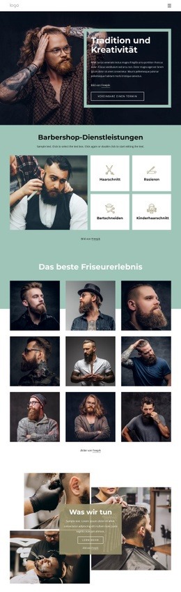 Öffentlicher Friseursalon Startseiten