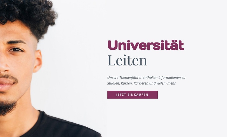 Univercity-Leitfaden Landing Page