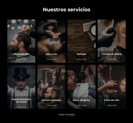 Servicios De Corte De Pelo, Afeitado Y Recorte De Barba.: Creador De Sitios Web Definitivo