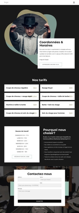 Coordonnées Et Horaires Du Salon De Coiffure