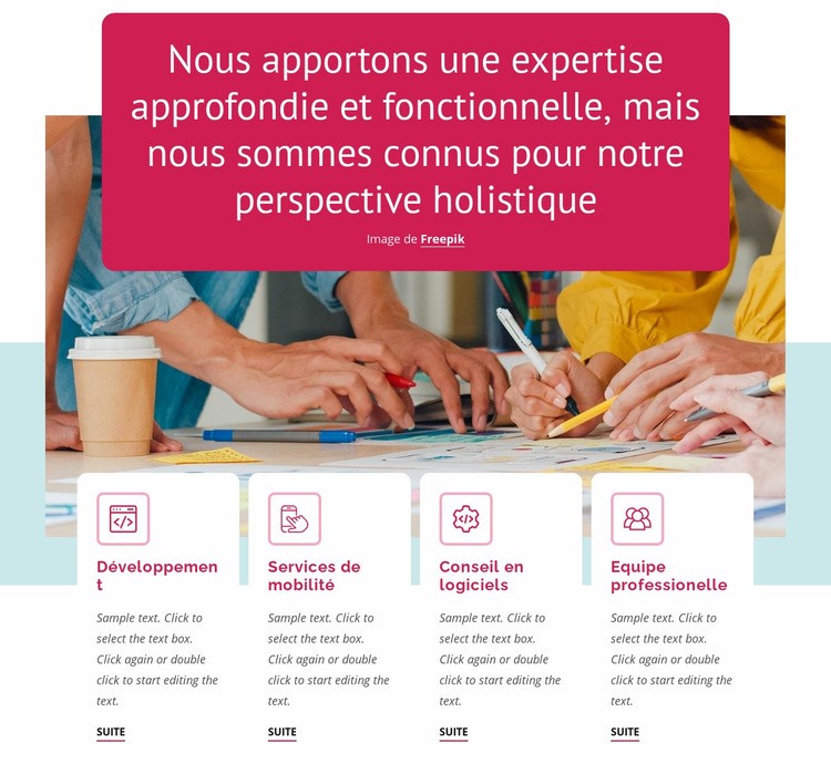 Apprentissage et développement Modèle