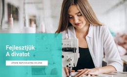 Divatmárkák Fejlesztése Weboldal Tervezés