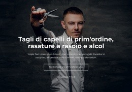 Tagli Di Capelli Di Prima Qualità - Progettista Della Pagina Di Destinazione