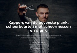 Kappers Van De Bovenste Plank - Websitesjablonen