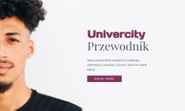 Ekskluzywna Makieta Strony Internetowej Dla Przewodnik Po Univercity