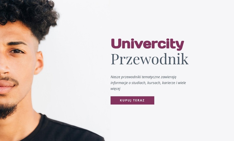 Przewodnik po Univercity Szablon witryny sieci Web