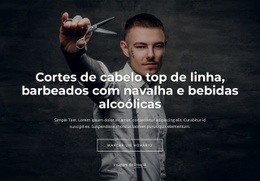 Cortes De Cabelo Top De Linha - Builder HTML