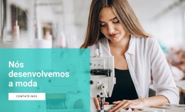 Desenvolver Marcas De Moda - Modelo De Página HTML