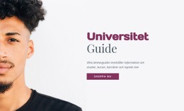 Universitetsguide - Webbplats Med Nedladdning Av HTML-Mall
