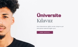 Üniversite Rehberi - HTML Şablonunun Indirildiği Site