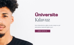 Üniversite Rehberi - Web Sitesi Tasarımını Ücretsiz Indirme