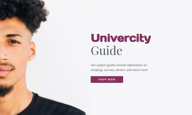 Univercity guide Web Design