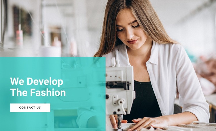 Develop fashion brands Webflow Template Alternative