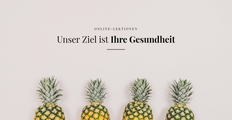 Ihre Gesundheit Vorlage