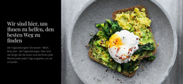 Omelett Und Avocado - Persönliche Website-Vorlagen