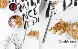 Cereales Y Nueces: Plantilla HTML5 Profesional Personalizable