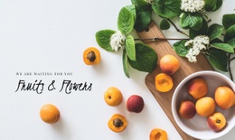 Fruits And Flowers Html Code Example