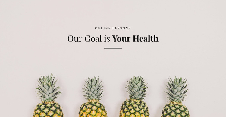 Your Health Html Website Builder