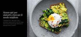 Frittata E Avocado - Layout Del Sito Web HTML