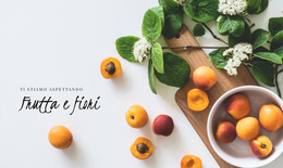 Frutta E Fiori - Tema CSS Gratuito