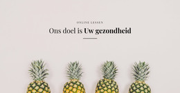 Jouw Gezondheid - HTML- En CSS-Sjabloon