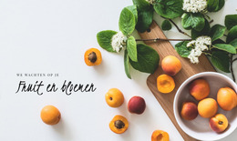 Fruit En Bloemen - Responsieve Joomla-Sjabloon