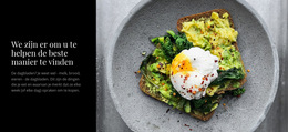 Omelet En Avocado - Persoonlijke Websitesjablonen