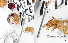 Responsywny HTML Dla Zboża I Orzechy