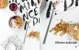 Niestandardowe Czcionki, Kolory I Grafika Dla Zboża I Orzechy