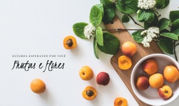 Frutas E Flores - Página Inicial Da Funcionalidade