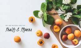 Fruits And Flowers - Static Website