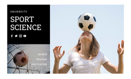 Sport Science - Free Web Page Design