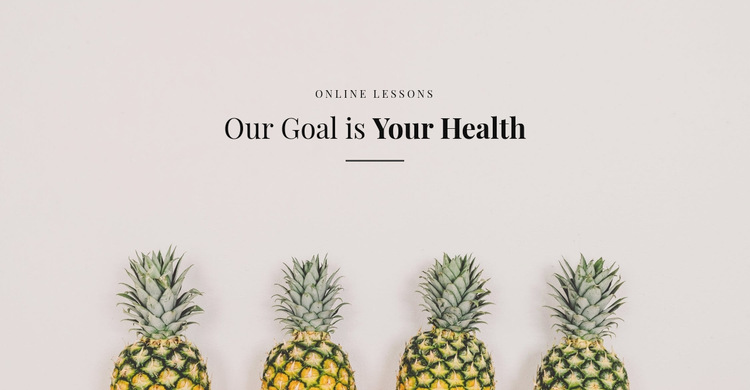 Your Health Website Builder Templates