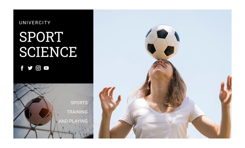 Sport Science Wix Template Alternative