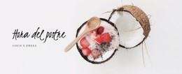 Hora Del Postre Plantilla De Sitio Web CSS Gratuita