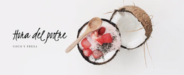 Hora Del Postre - Plantilla Totalmente Responsiva