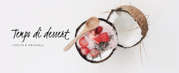 Tempo Di Dessert - Tema Del Sito Web Pronto
