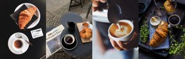 Перерыв На Кофе И Выпечку – Целевая Страница HTML