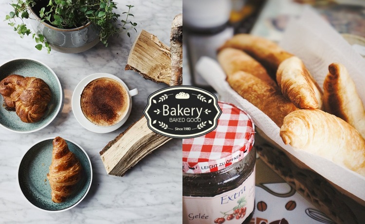 Bäckerei Website design
